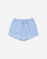 Short en coton à carreaux vichy ciel Waylen