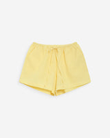 Short en coton à carreaux vichy jaune Waylen