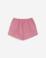 Short en coton à carreaux vichy rouge Waylen