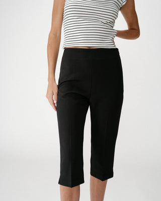 Pantalon capri ajusté 7/8e noir Where