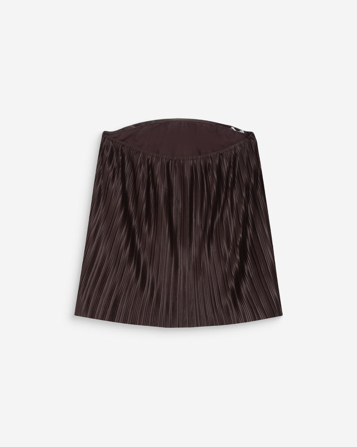 Top bustier plissé aérien chocolat West