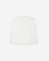 Top bustier plissé aérien ivoire West
