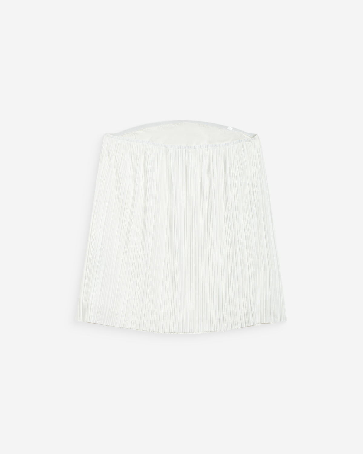 Top bustier plissé aérien ivoire West