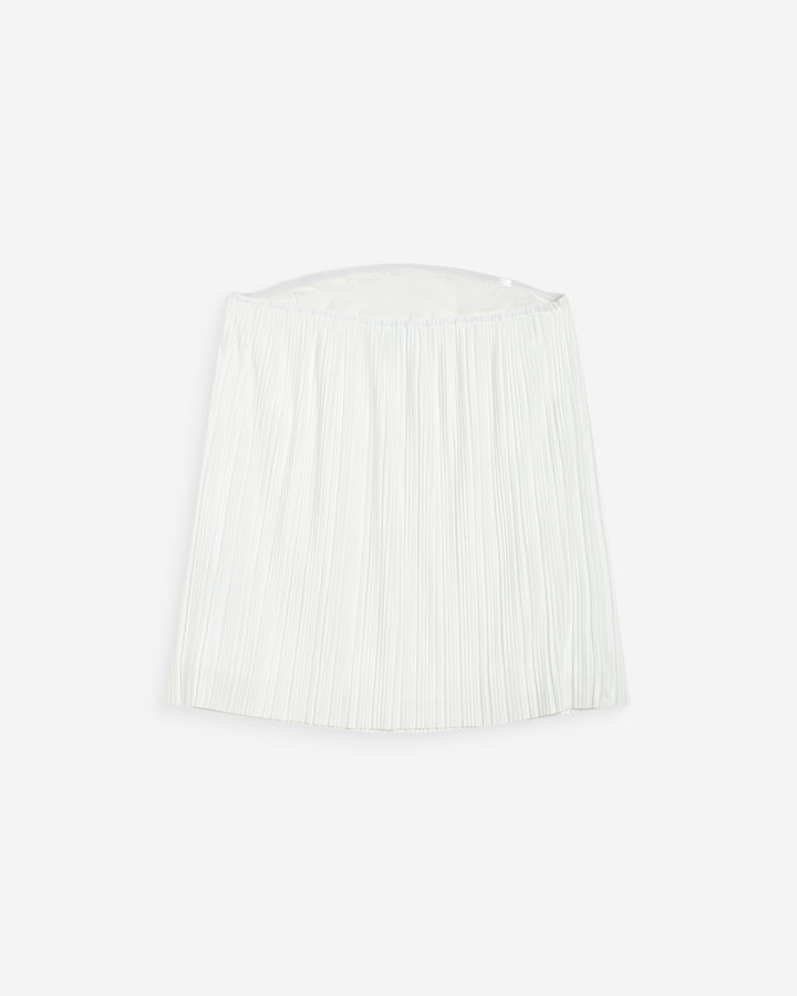 Top bustier plissé aérien ivoire West
